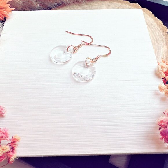 Crystal Sun Earrings | Handmade in BC - Picture 6 of 6